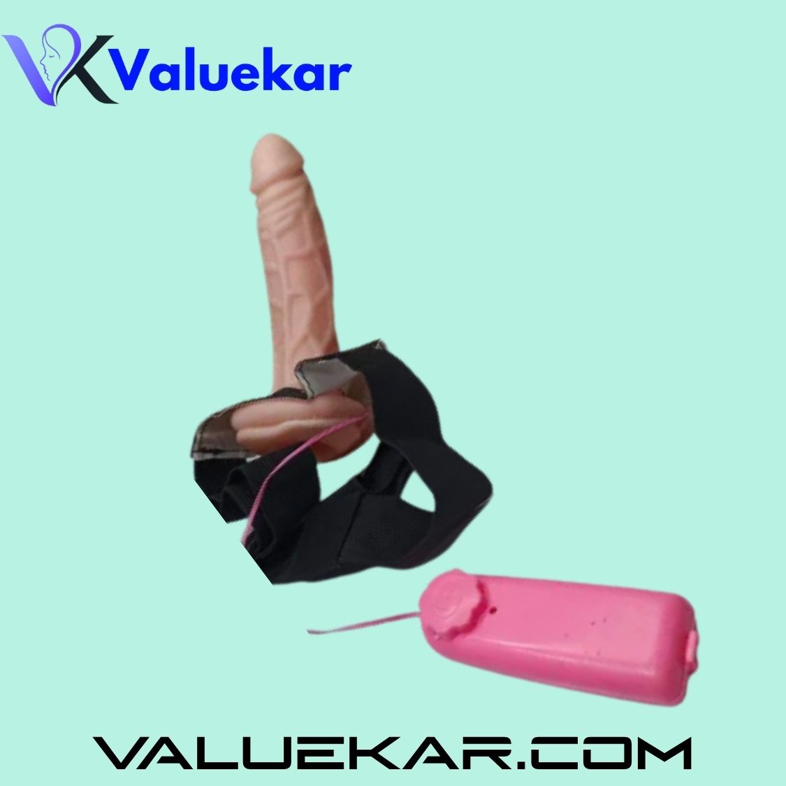 8 Inch Vibrator Silicone Belt Condom for Men