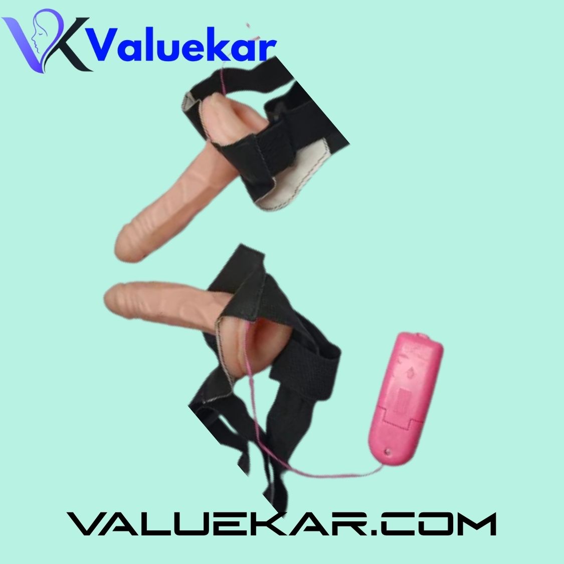 8 Inch Vibrator Silicone Belt Condom for Men