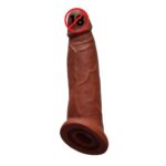 8 Inch Brown Dragon Condom Premium Silicone Sleeve for Men