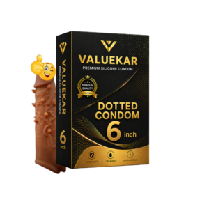Valuekar Dotted Condom 6 Inch | Premium Silicone Performance Booster